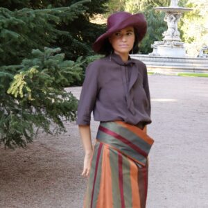 Falda con fajín Hilván